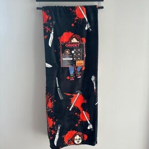 New Chucky Halloween Plush Throw Blanket Bride Of Chucky Spooky Horror Viral